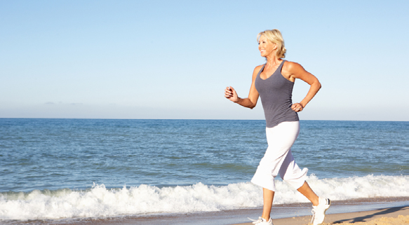 Moderate Exercise Leads to Lower HRT Risks